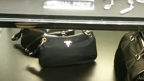 Prada bag illustrating its materials, construction and design
