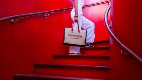 Saint Laurent bag illustrating its materials, construction and design